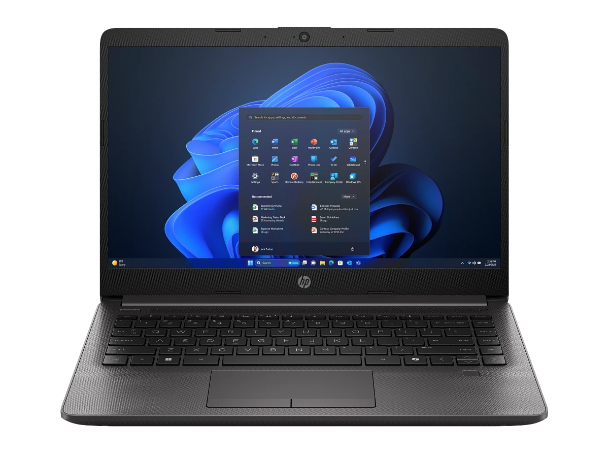 מחשב נייד HP HP240R G9 14' FHD 5 120U/8GB (1x8)/512GB SSD/DOS/Dark Silver/3YOS | C38KPAT#ABT