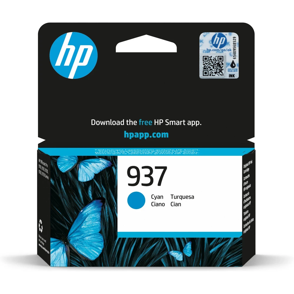 טונר או דיו ראש ראש דיו 937 ציאן 4S6W2NE pro 9730 | 4S6W2NE