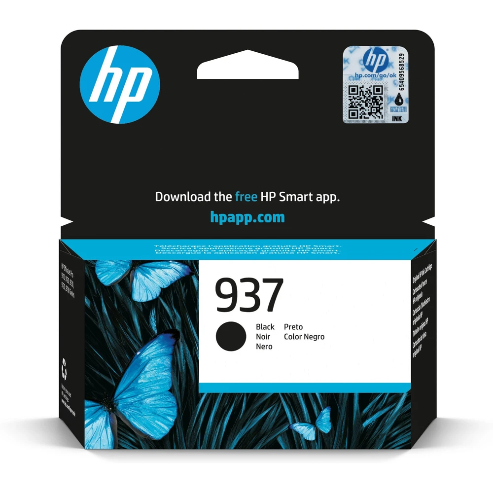 טונר או דיו ראש ראש דיו 937 שחור 4S6W5NE pro 9730 | 4S6W5NE