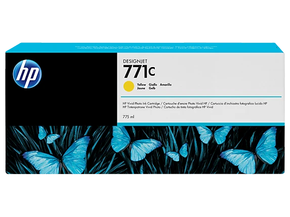 טונר או דיו מילוי מילוי 771C צהוב B6Y10A Z-6200 775ml | B6Y10A