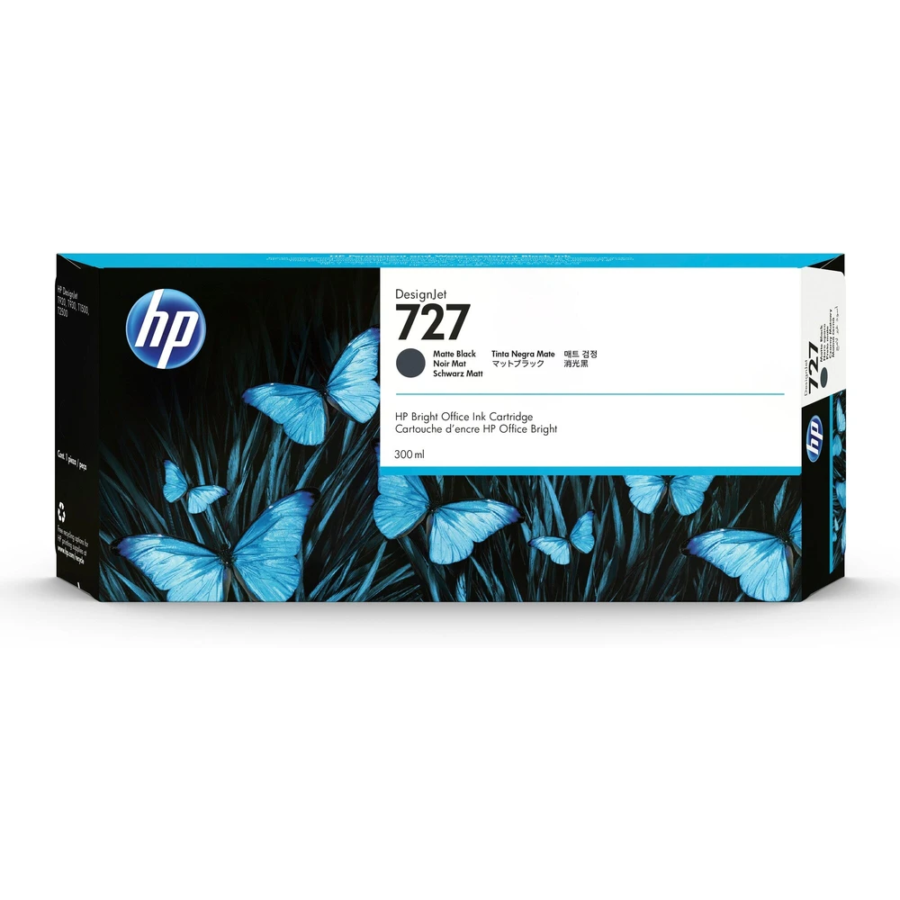 טונר או דיו HP מילוי HP XL 727 שחור מט C1Q12A T-1500 | C1Q12A