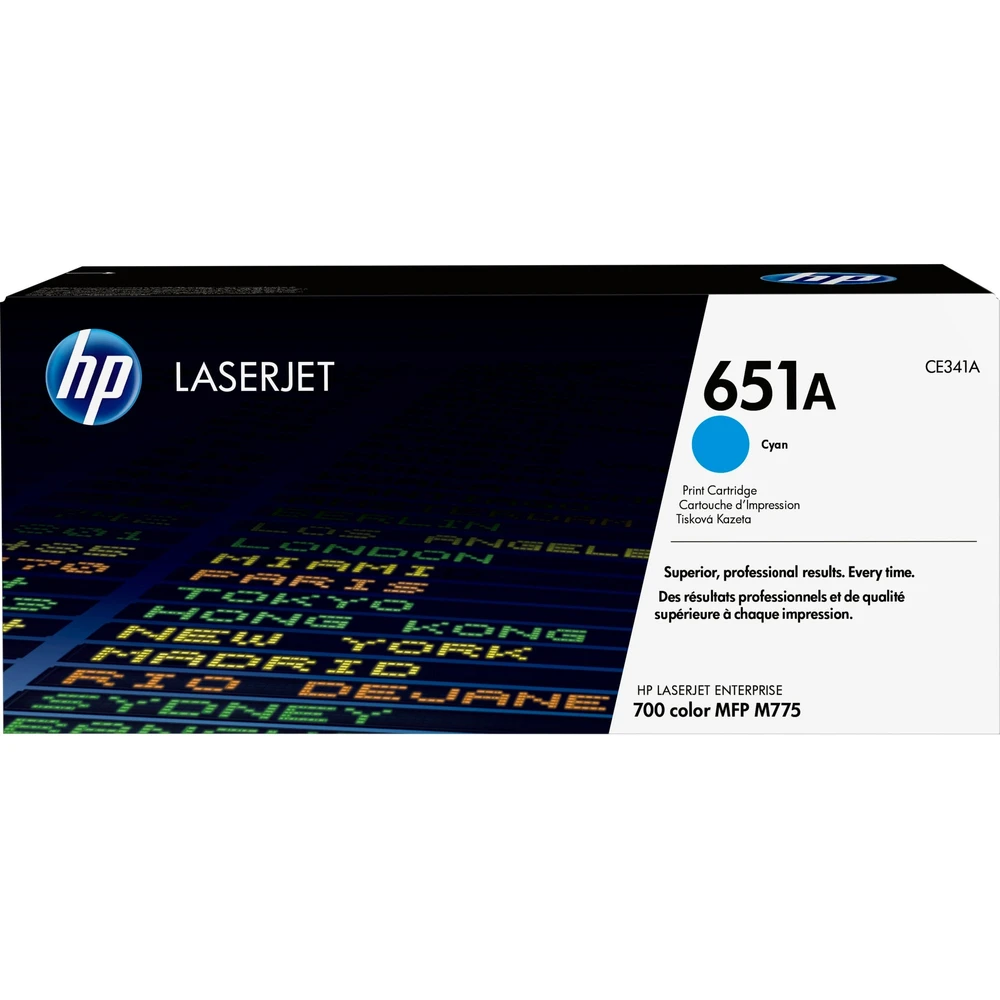 טונר HP 651 ציאן CE341A M775 | CE341A
