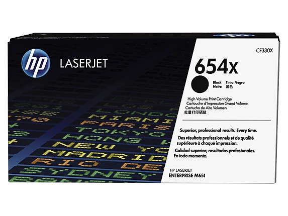 טונר HP שחור 654X לליזר CF330X M651 | CF330X