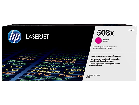 טונר HP מגנטה 508X לליזר CF363X M553 | CF363X
