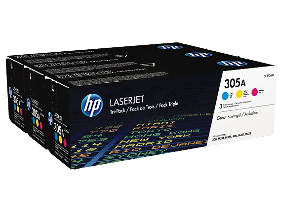 מארז טונרים HP 305A CE411-3מקורי | CF370AM