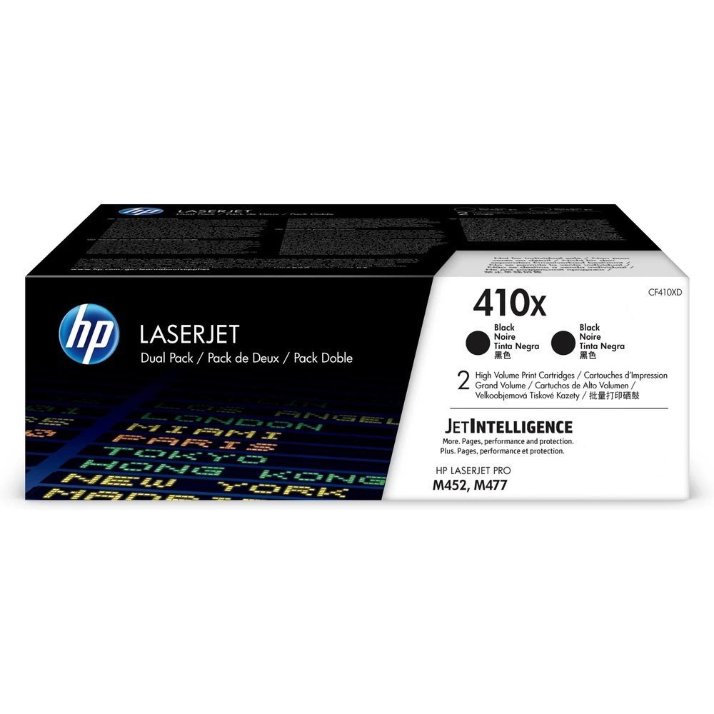 זוג טונרים HP 410X ל CF410-XD M477/452 | CF410XD