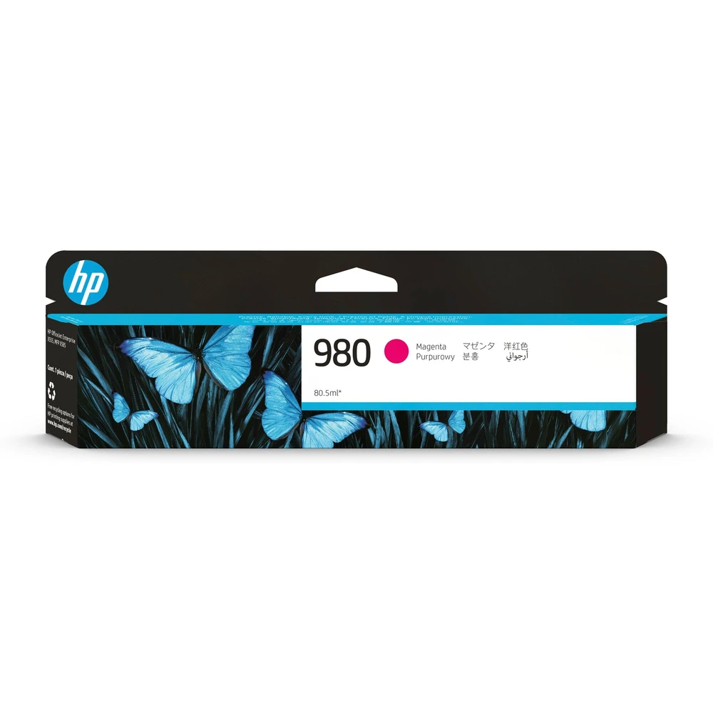 טונר או דיו ראש ראש דיו 980 מגנטה D8J08A X555/585 | D8J08A