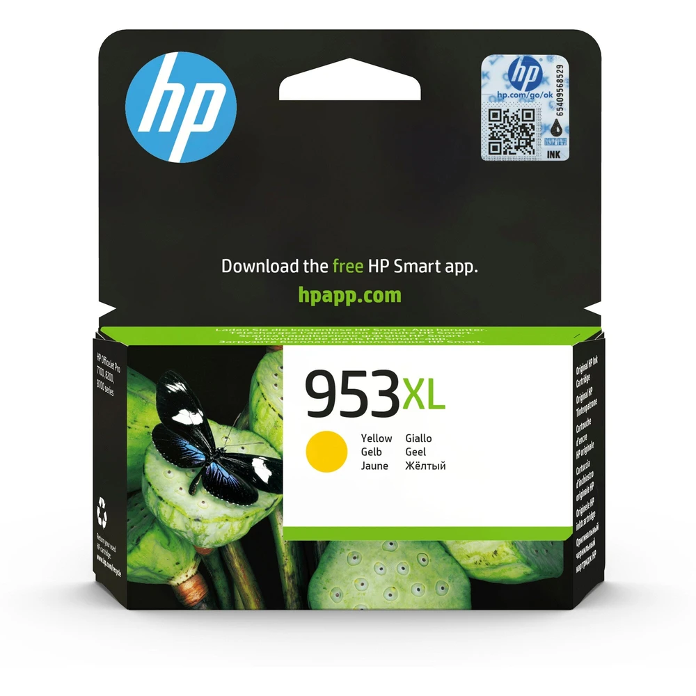 טונר או דיו ראש ראש דיו 953XL צהוב F6U18AE 8710/8720 | F6U18AE