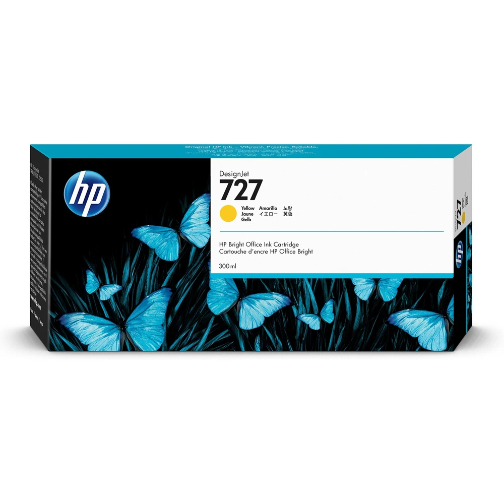 טונר או דיו HP מילוי HP XL 727 צהוב F9J78A T-1500 | F9J78A