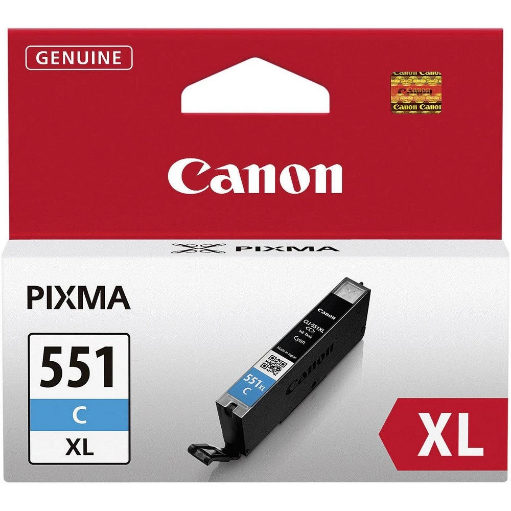 טונר או דיו מילוי מילוי קנון ציאן CLI-551XL-C ip7250 | IHC122