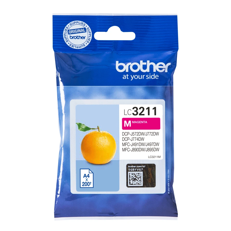 טונר או דיו מילוי מילוי ברדר מגנטה LC-3211M J5720 | LC-3211M