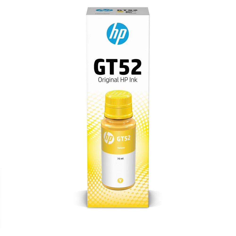 טונר או דיו HP מילוי דיו GT52 צהוב M0H56AE HP-ST515/615 | M0H56AE