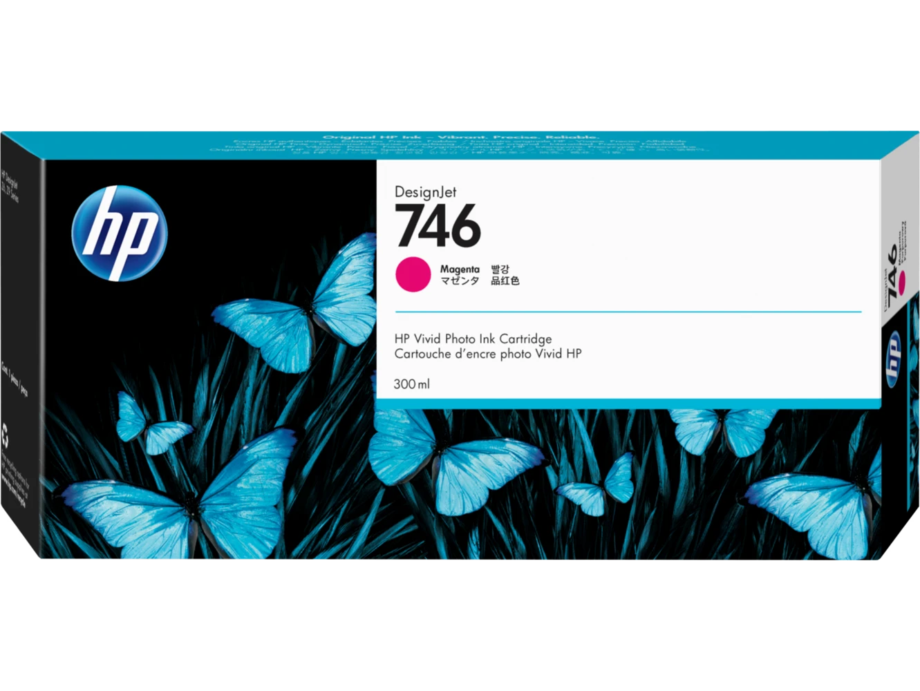 טונר או דיו HP מילוי HP 746 מגנטה P2V78A Z6 Z9 300ml | P2V78A
