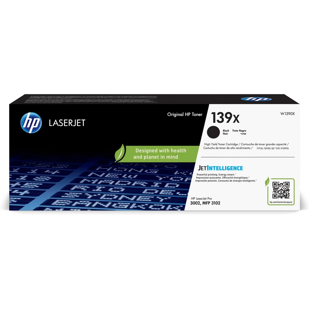 טונר HP 139X ל: Pro3102 מקורי W1390X | W1390X
