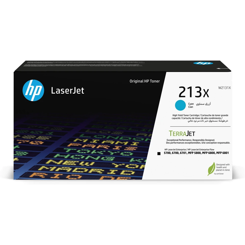 טונר 213X HP ציאן W2131X MFP 5800 | W2131X