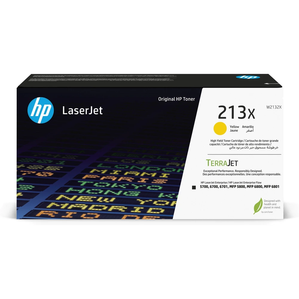 טונר 213X HP צהוב W2132X MFP 5800 | W2132X
