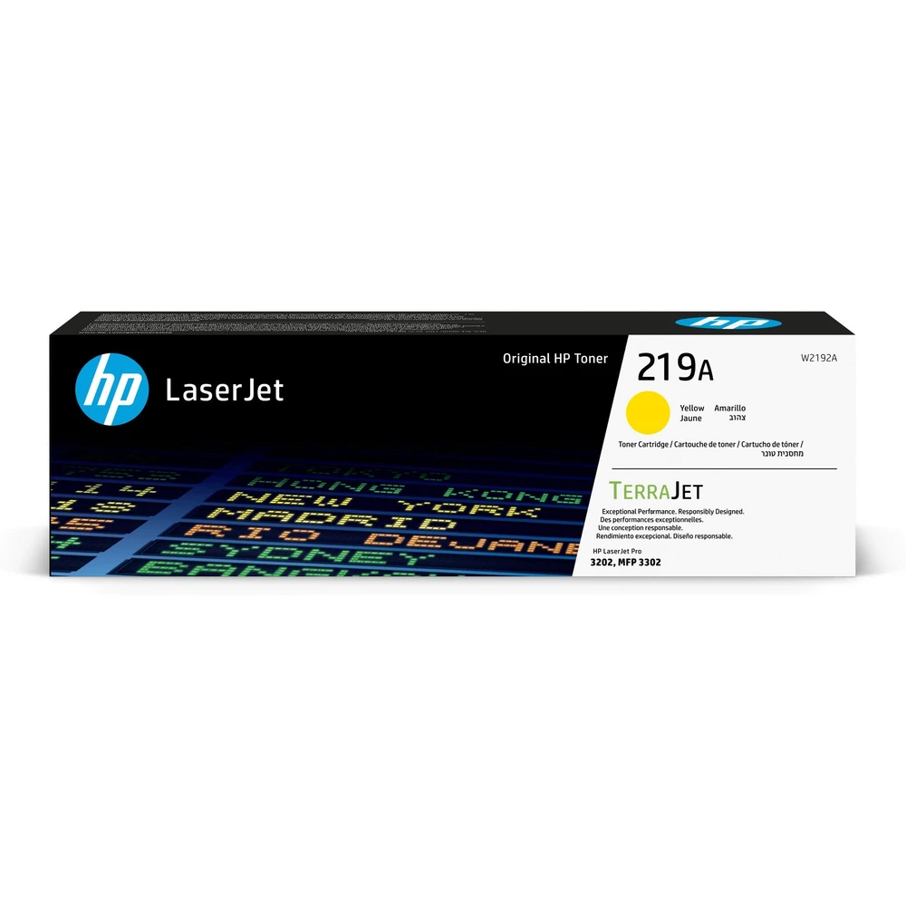 טונר HP צהוב 219A ל W2192A Pro 3302 | W2192A