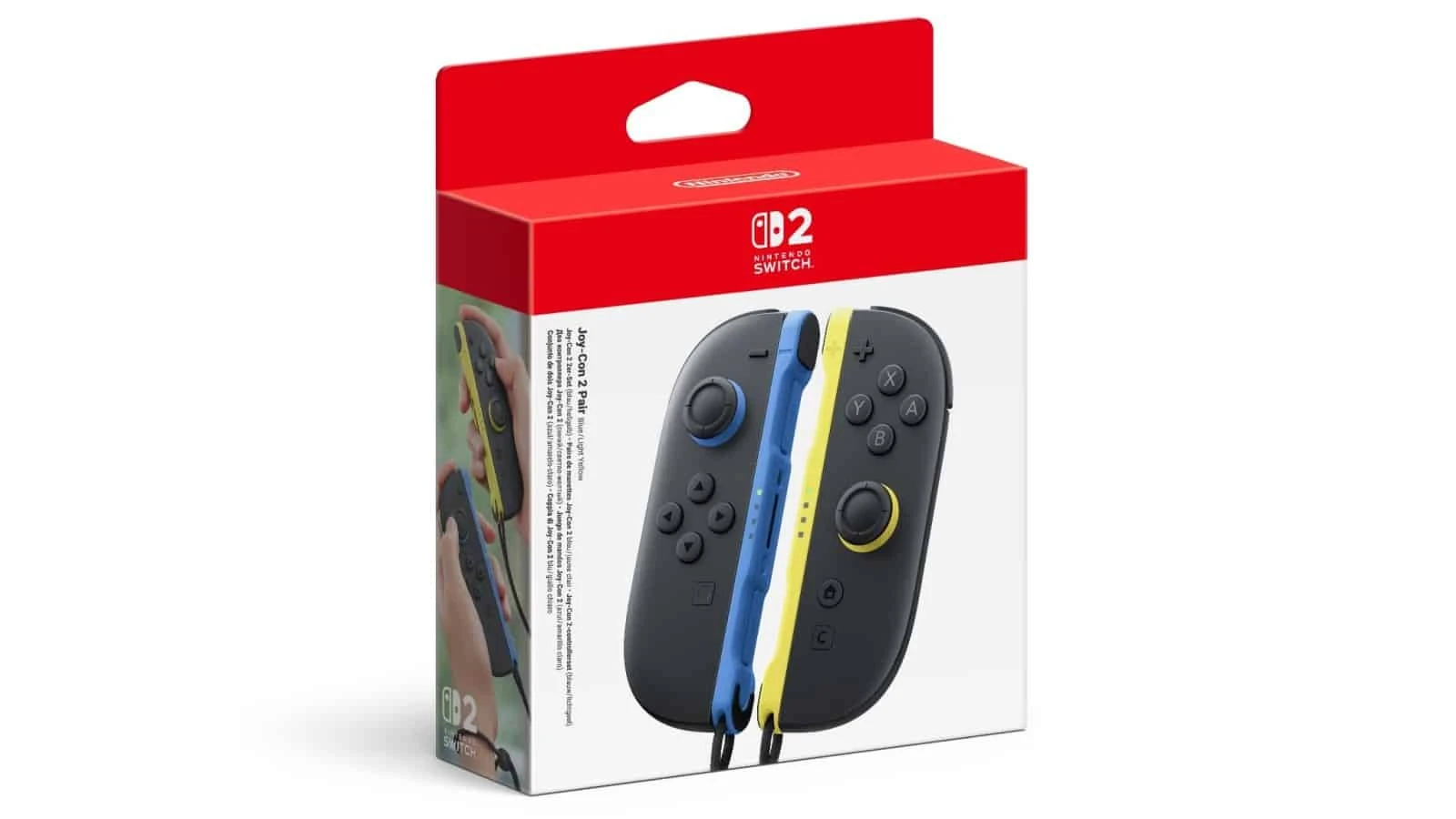 אביזר גיימינג Nintendo זוג בקרי Joy-Con 2 בצבעי תכלת וצהוב ל־Nintendo Switch 2 / 45496321857 | 45496321857