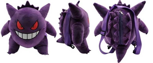 תיק גב קטיפה Pokémon בעיצוב Gengar / 3021655 | 3021655