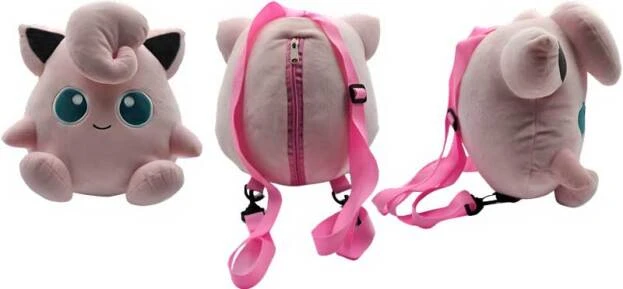 תיק גב קטיפה Pokémon בעיצוב Jigglypuff / 3021662 | 3021662