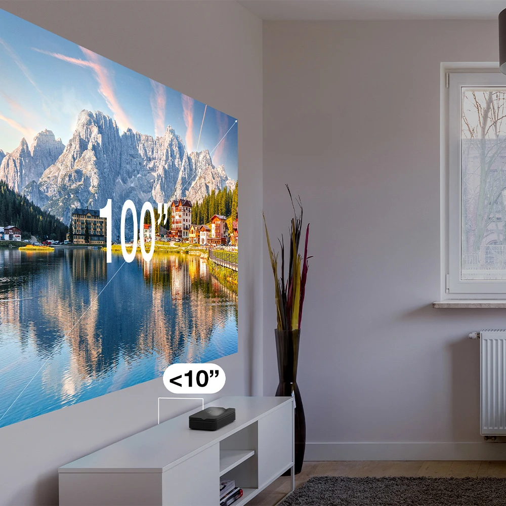 מקרן Optoma Photon Go WOPPH31UST מקרין תמונת 100 אינץ׳ ממרחק קצר במיוחד