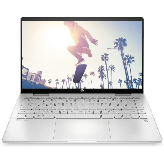 מחשב נייד HP Pavilion X360 14-EK1035NJ i5-1335U 16GB 512GB 14 - צבע כסוף, שנה אחריות ע"י היבואן הרשמי | 97S79EA