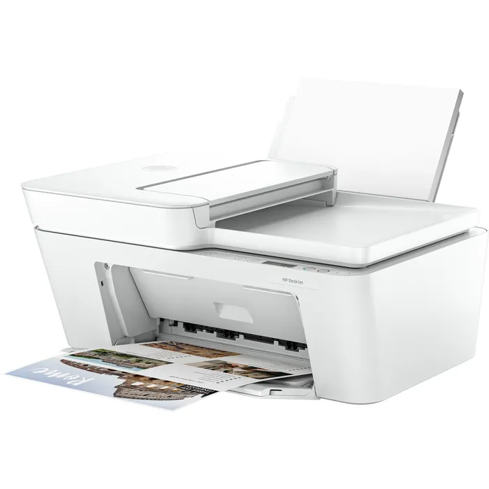 טונר או דיו HP מדפסת HP משולבת אלחוטית צבעונית ביתית הזרקת דיו DeskJet 4220 - אחריות לשנה ע"י היבואן הרשמי | 54R37B