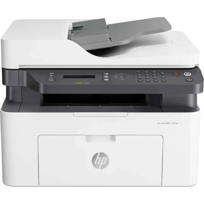 מדפסת HP לייזר משולבת אלחוטית Laser MFP 137fnw - אחריות לשנה ע"י היבואן הרשמי | 4ZB84A