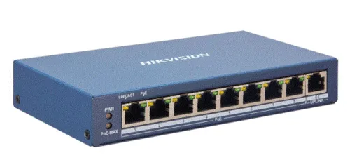 ציוד רשת Hikvision Hikvision 8 Port Fast Ethernet Smart POE Switch DS-3E1309P-EI | DS-3E1309P-EI