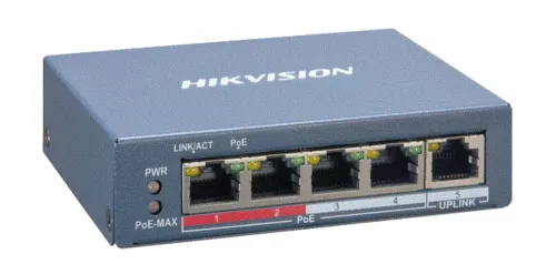 ציוד רשת Hikvision Hikvision 4 Port Fast Ethernet Smart Managed POE Switch DS-3E1105P-EI | DS-3E1105P-EI