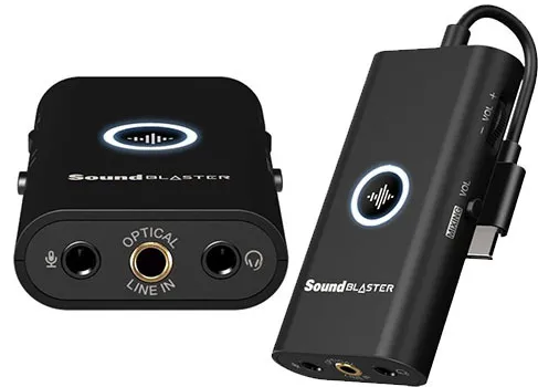 אביזר גיימינג Nintendo כרטיס קול חיצוני SOUND BLASTER G3 USB C to ps4 MAC nintendo pc CREATIVE | 70SB183000000