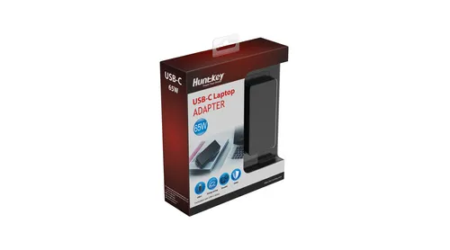 מטען או ספק כוח HUNTKEY HUNTKEY 65W Adapter TYPE-C HKA06520033-016 | HKA06520033-016