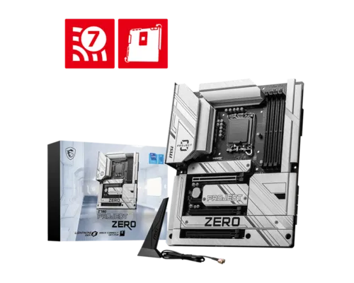 ציוד רשת MSI לוח אם MSI Z790 PROJECT ZERO WIFI | 4711377154024