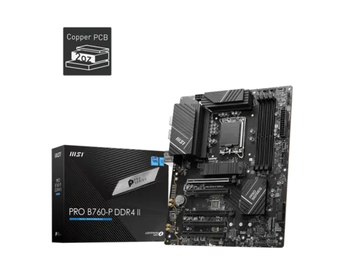 זיכרון למחשב MSI לוח אם MSI PRO B760-P DDR4 II | 4711377128889