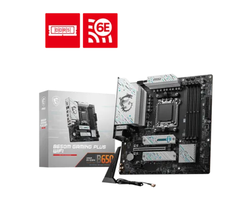 ציוד רשת MSI לוח אם MSI B650M GAMING PLUS WIFI | 4711377180955