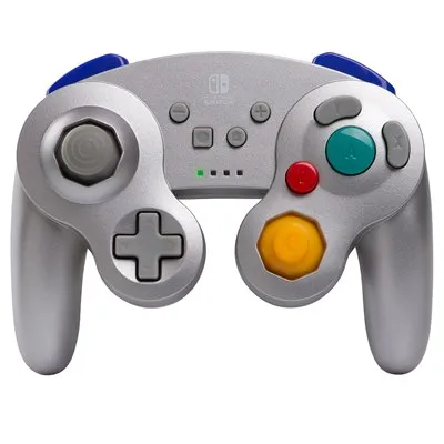 אביזר גיימינג Nintendo בקר שליטה רטרו נטען Nintendo Wireless Controller Retro Style silver | 1507867-01