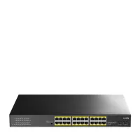 ציוד רשת מתג מתג CUDY GS1028PS2 - לא מנוהל 24 פורטים + 2 פורטים SFP | GS1028PS2-IL