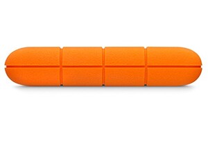 LaCie Rugged Mini 2TB כונן קשיח חיצוני נייד HDD - תואם USB 3.0/ 2.0, כונן מעבורת עמיד בפני אבק, עמיד בפני גשם, עבור Mac ומחשבי PC (LAC9000298), כתום