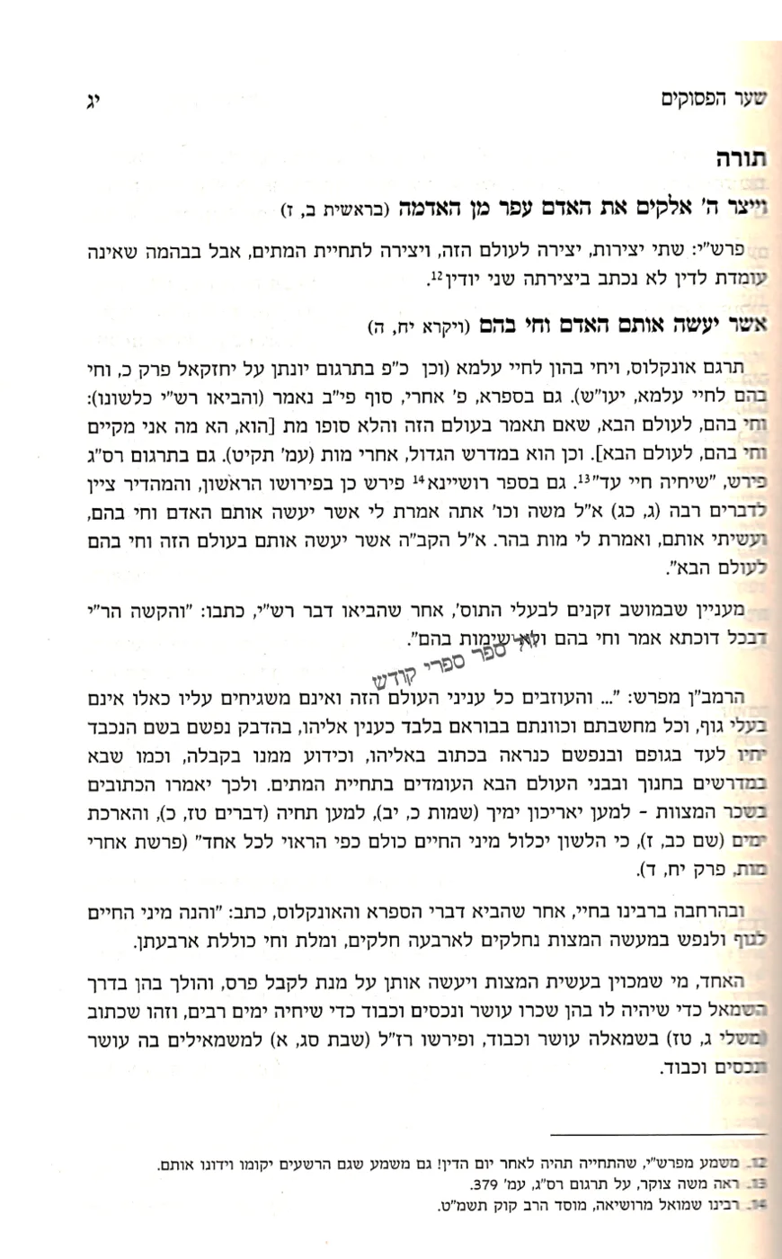 תורת התחיה 