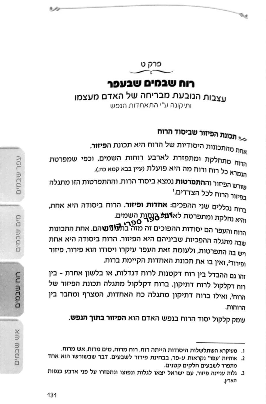 תיקון כח העצבות ארבעת היסודות יסוד העפר בלבבי משכן אבנה