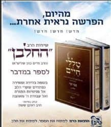 טללי חיים - במדבר | "החלבן" הרב חיים כהן
