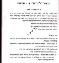 גדושת שביעית - הפעלות בכתבי חידה והפעלות דילמה | יצחק גלר