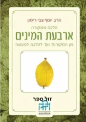 ארבעת המינים - הלכה ממקורה | הרב יוסף צבי רימון