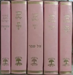 מחזורים רינת ישראל בינוני בכריכה מהודרת - ורוד
