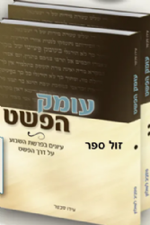עומק הפשט - עיון בפרשות השבוע בדרך הפשט 2 כרכים | עידו פכטר