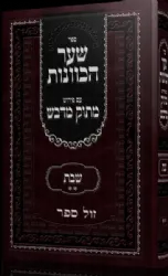 שער הכוונות שבת - חלק ב' | מתוק מדבש