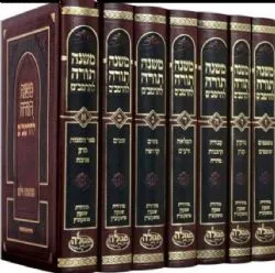משנה תורה לרמב"ם סגולה גודל בינוני פנינים - 7 כרכים