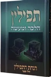 תפילין הלכה ומעשה - הנחת תפילין | צבי כהן