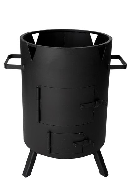 black-metal-barbecue-grill