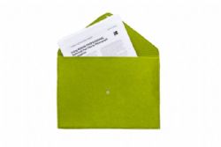 תיק מעטפה מבד ממוחזר,קנבס מידות 250*330 מ"מ